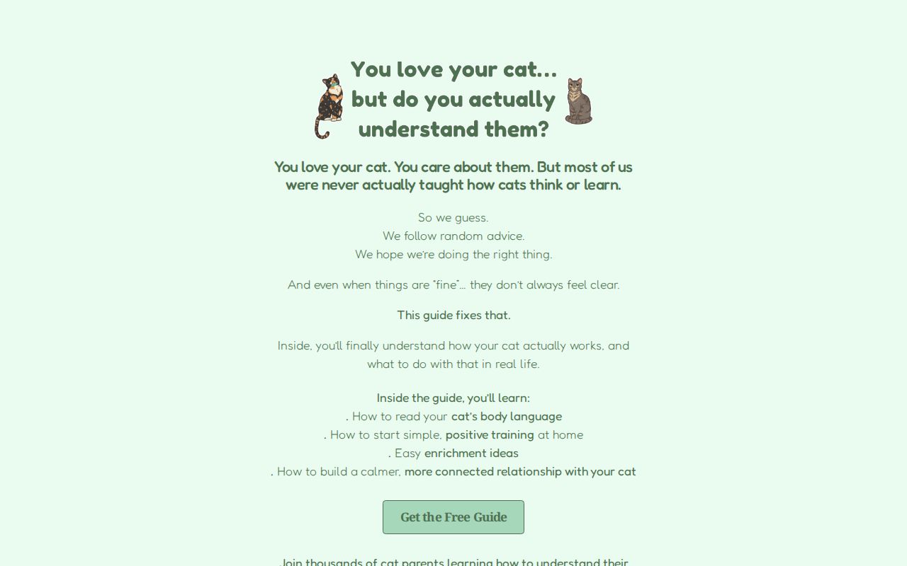 The Ultimate Cats Guide